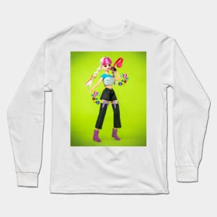 DJ Licca-chan Long Sleeve T-Shirt